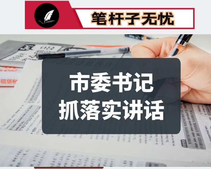 市委书记抓落实讲话