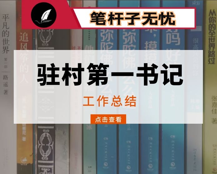 驻村第一书记工作总结