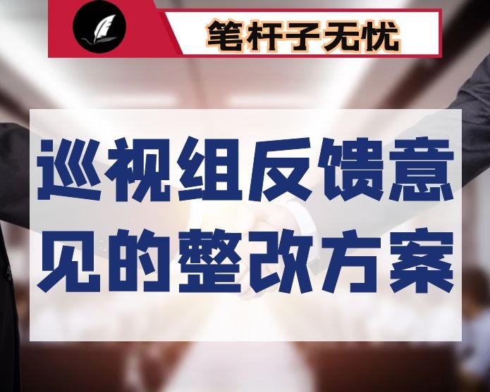 关于省委巡视组反馈意见的整改方案