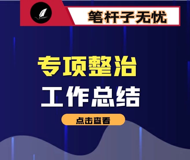 区2020年XX专项整治工作报告